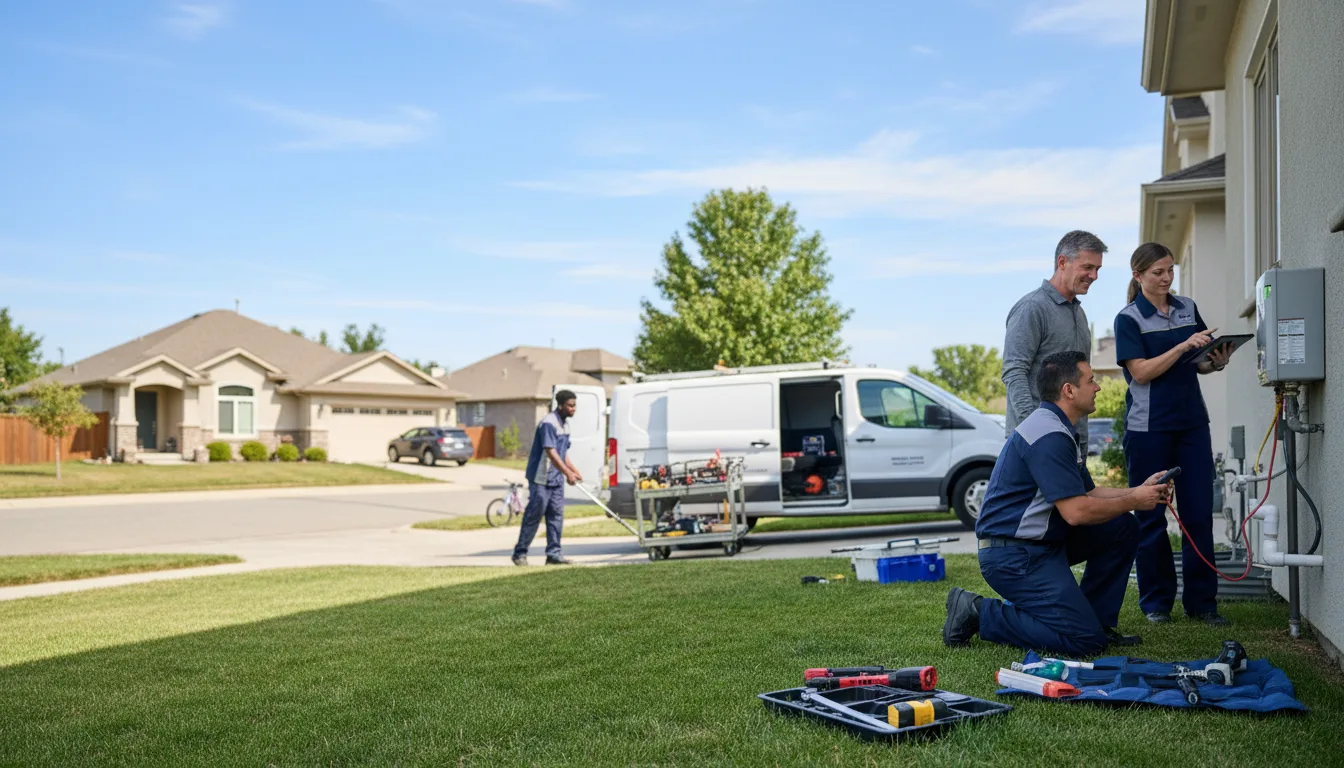 Tankless water heater service in Millville, MN